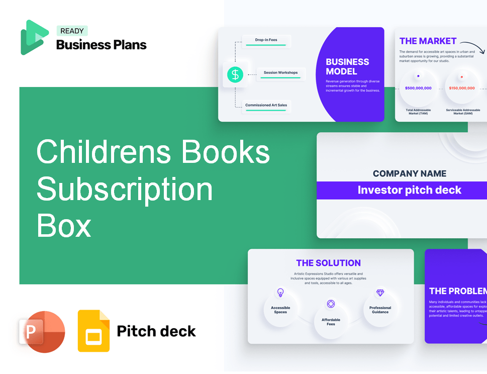 Childrens Books Subscription Box Pitch Deck