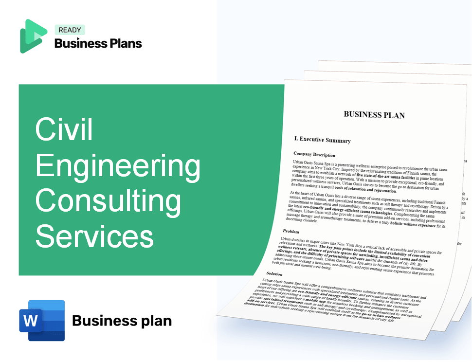 Civil Engineering Consulting Services Business Plan