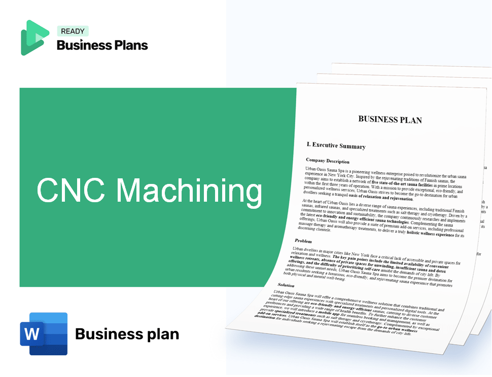 CNC Machining Business Plan