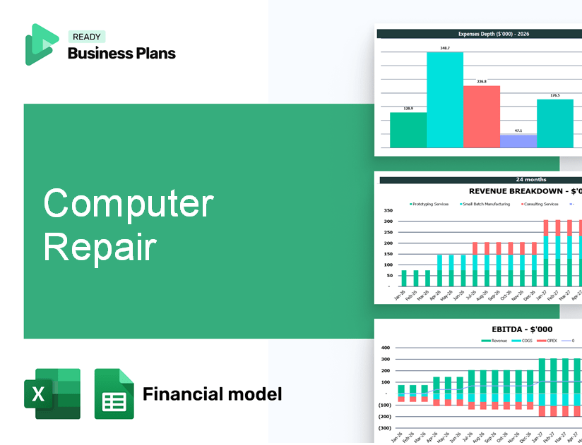 Computer Repair Financial Model