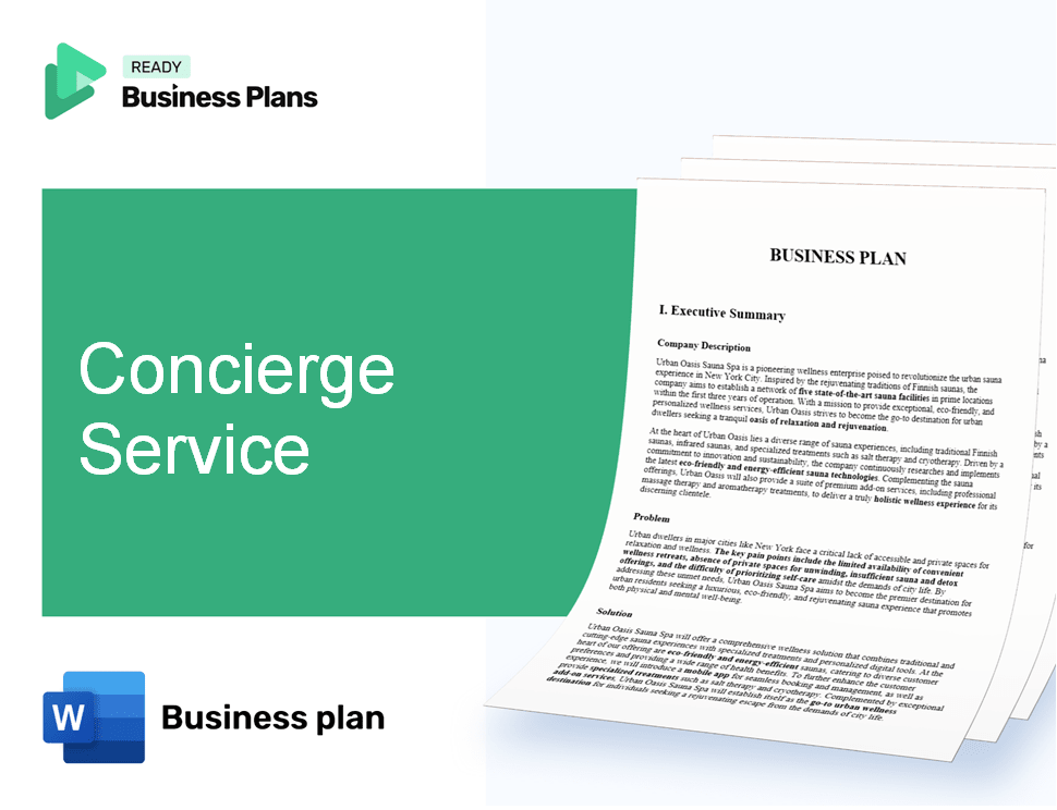 Concierge Service Business Plan