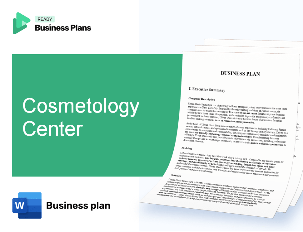 Cosmetology Center Business Plan