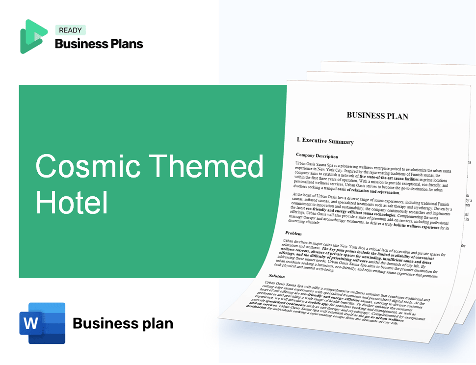Cosmic Themed Hotel Business Plan
