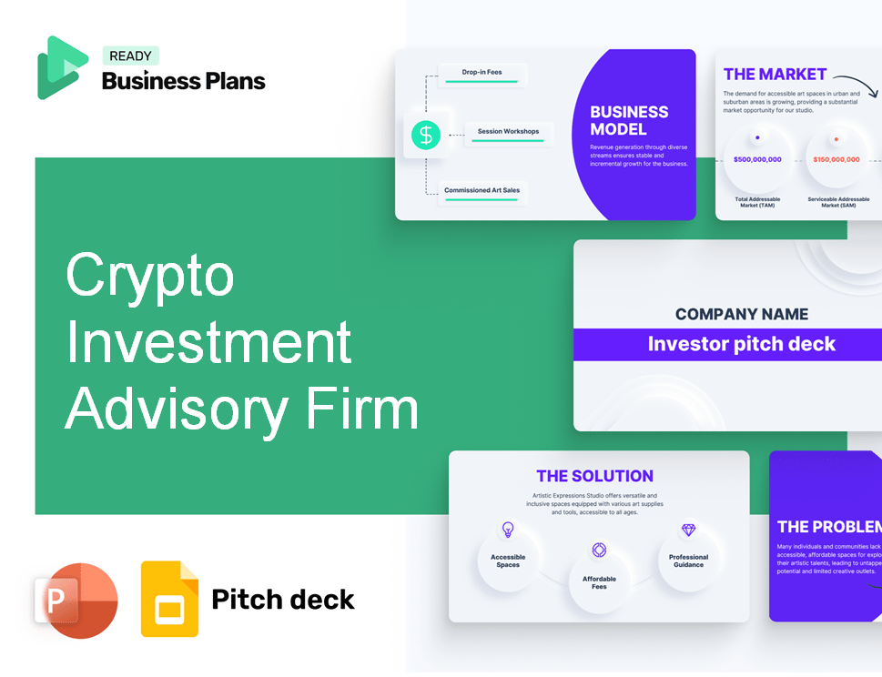 Crypto Investment Advisory Firm Pitch Deck