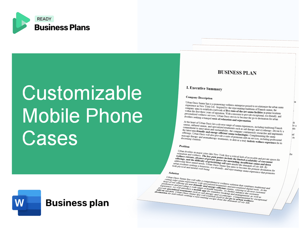 Customizable Mobile Phone Cases Business Plan