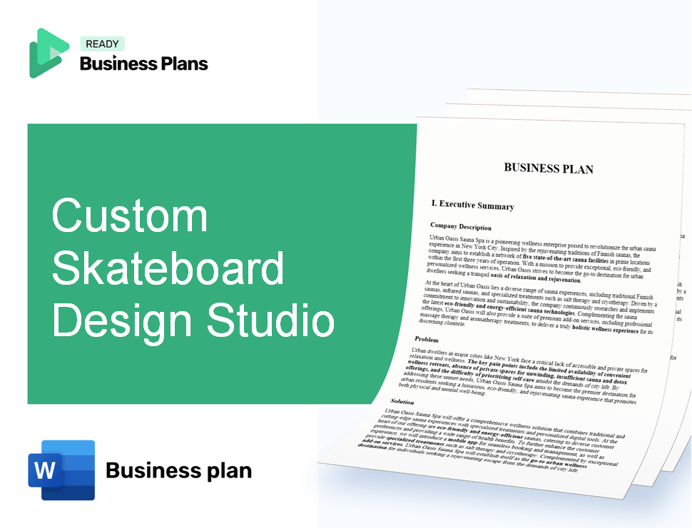 Custom Skateboard Design Studio Business Plan