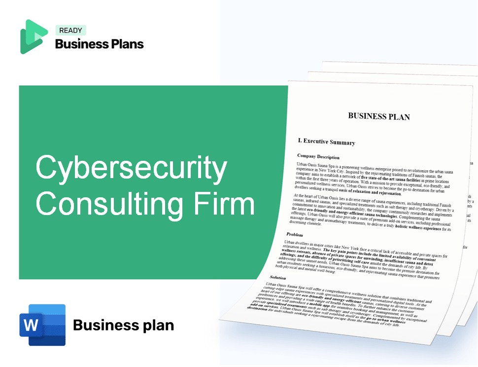 Cybersecurity Consulting Firm Business Plan