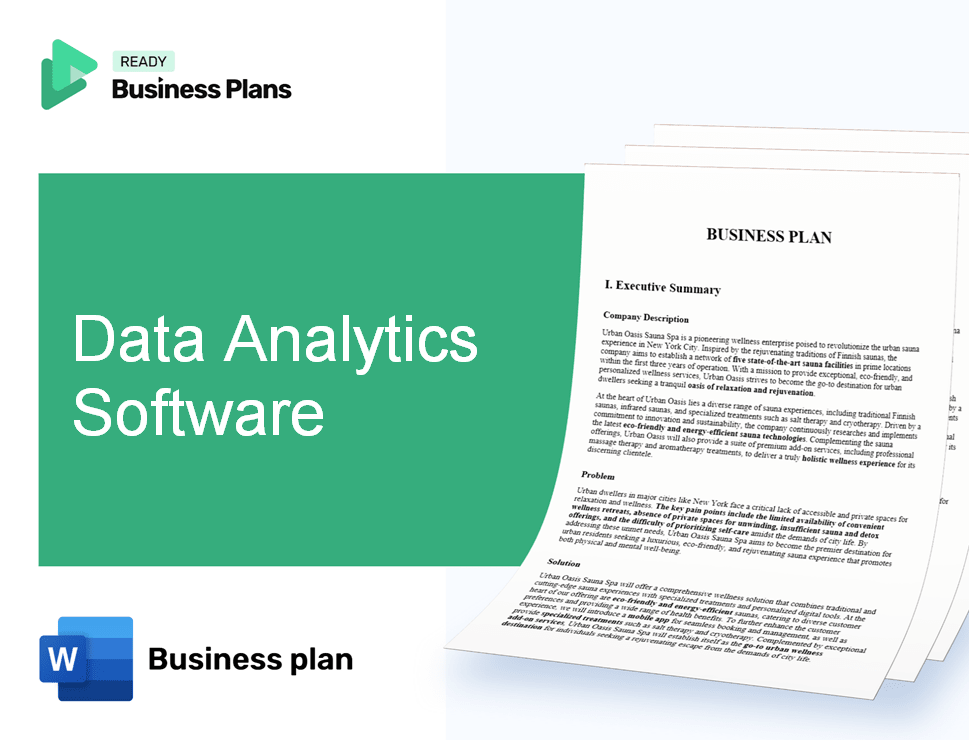 Data Analytics Software Business Plan