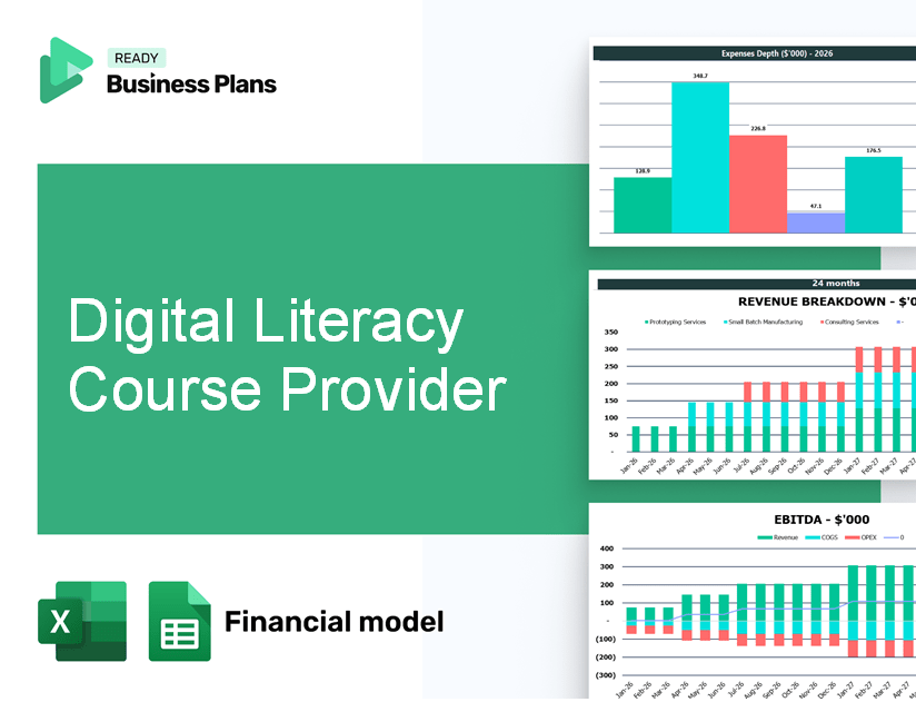 Digital Literacy Course Provider Financial Model