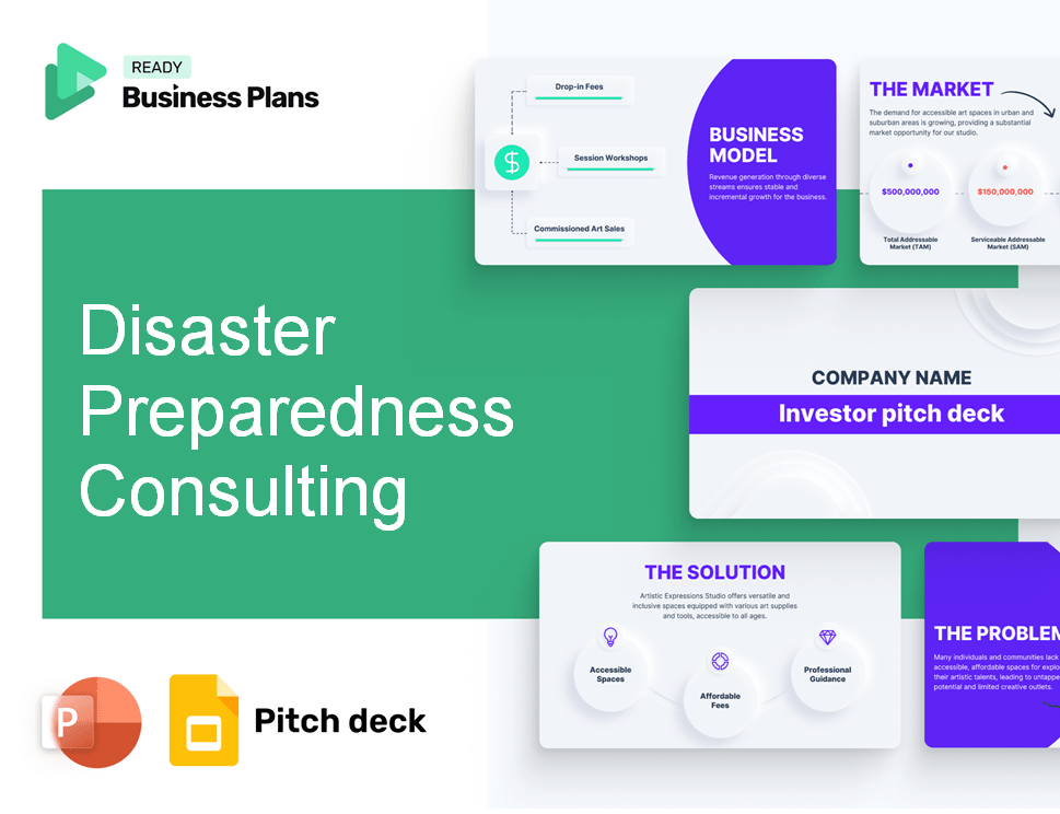 Disaster Preparedness Consulting Pitch Deck