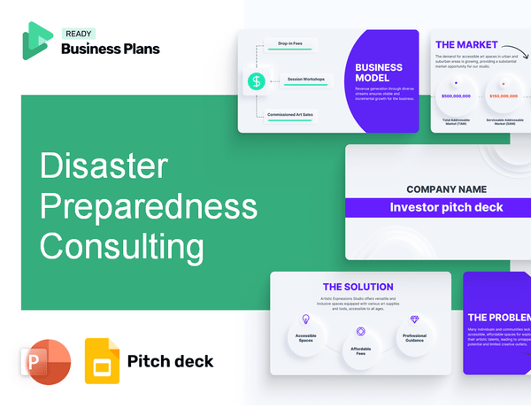 Disaster Preparedness Consulting Pitch Deck