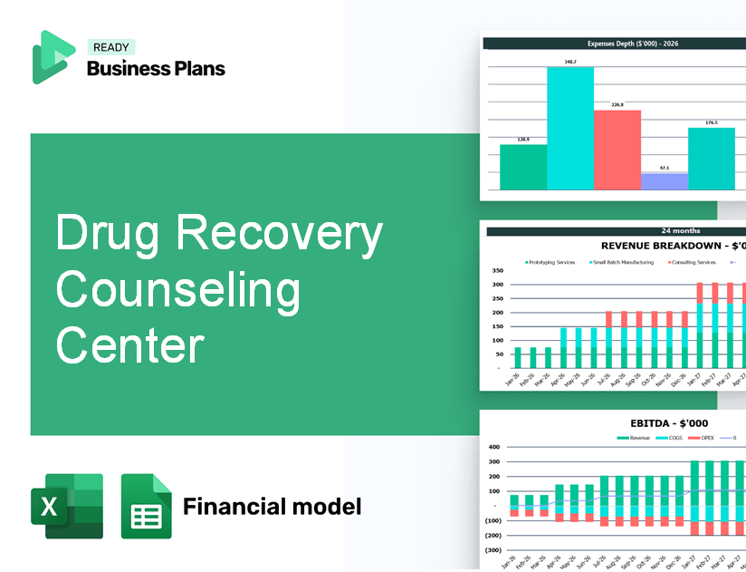 Drug Recovery Counseling Center Financial Model
