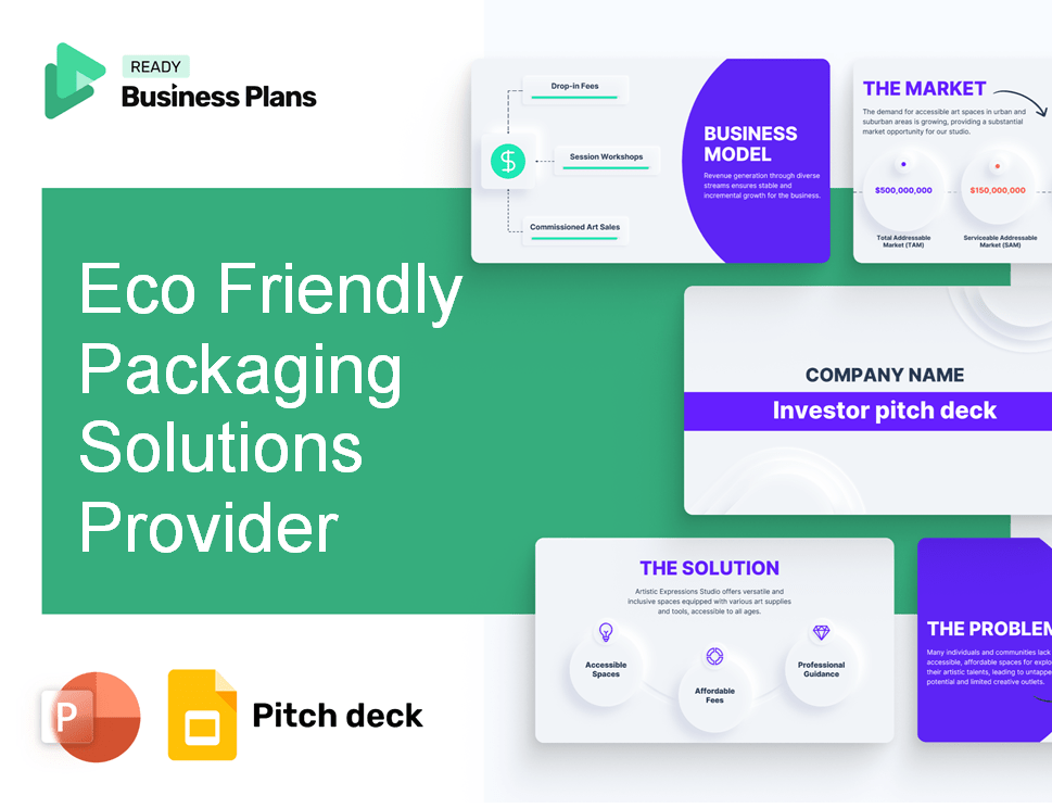 Eco Friendly Packaging Solutions Provider Pitch Deck