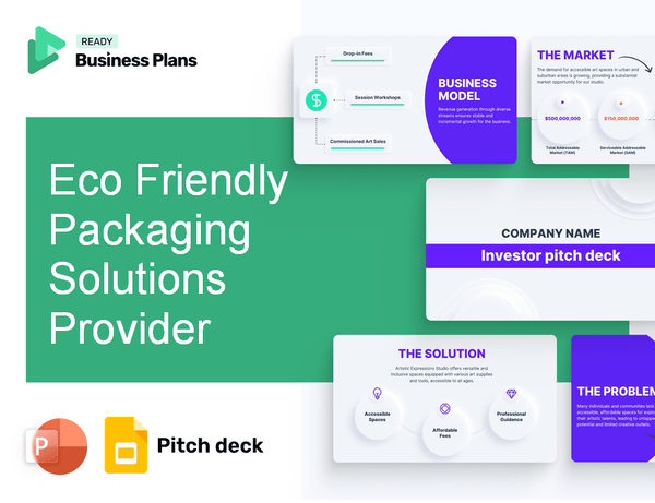 Eco Friendly Packaging Solutions Provider Pitch Deck