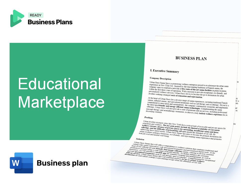 Educational Marketplace Business Plan