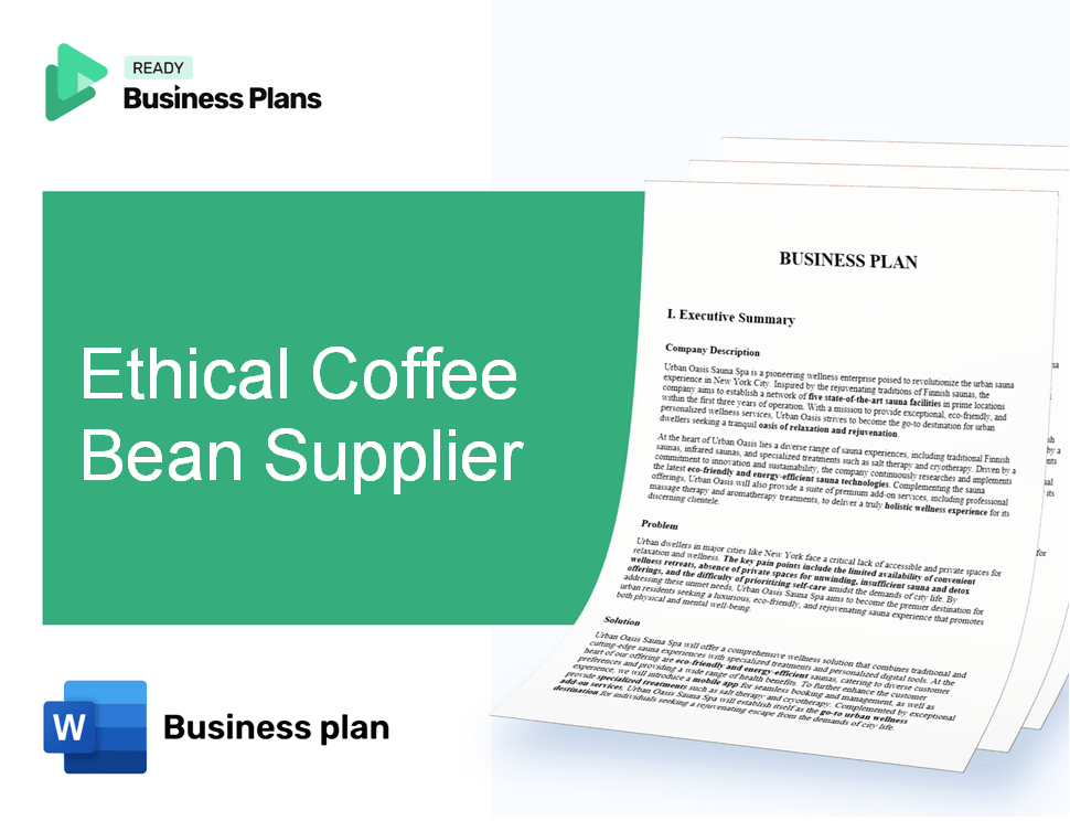 Ethical Coffee Bean Supplier Business Plan