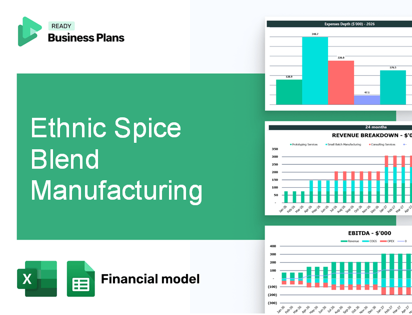 Ethnic Spice Blend Manufacturing Financial Model