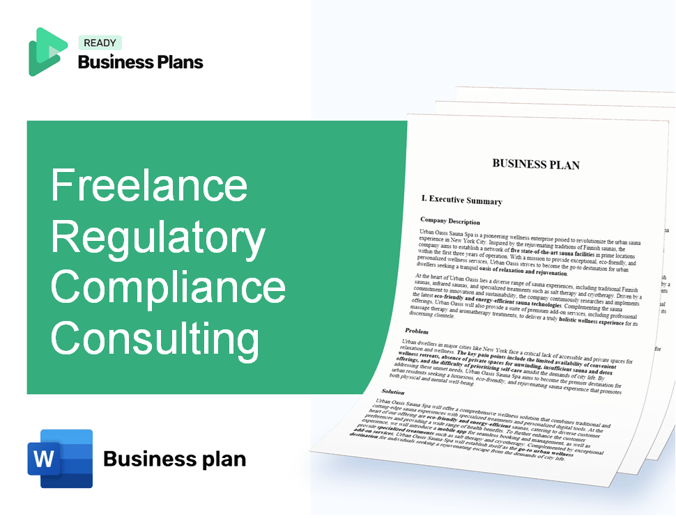 Freelance Regulatory Compliance Consulting Business Plan