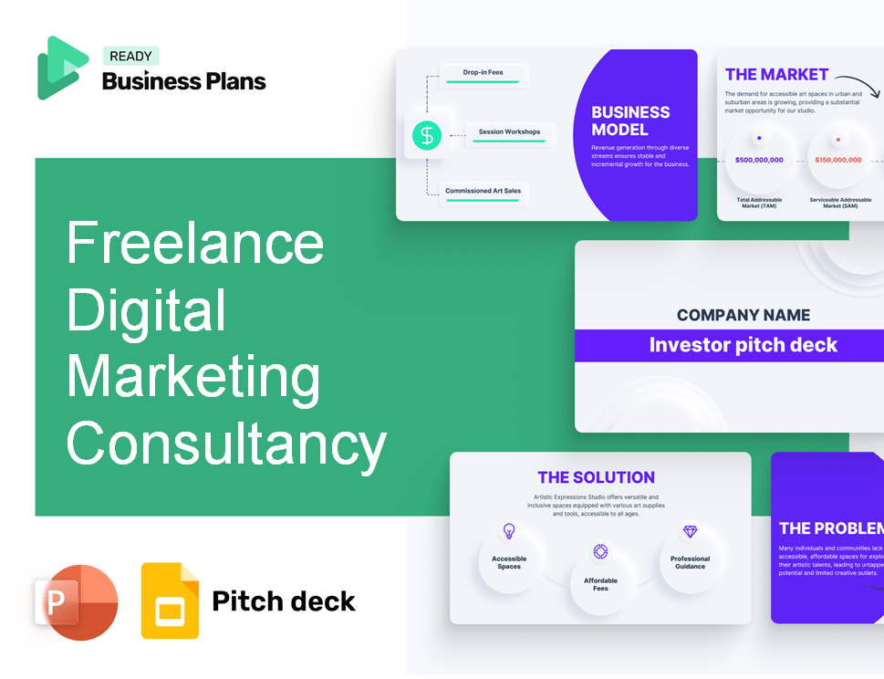 Freelance Digital Marketing Consultancy Pitch Deck