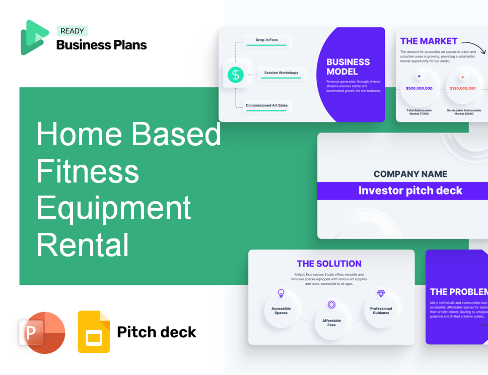 Home Based Fitness Equipment Rental Pitch Deck