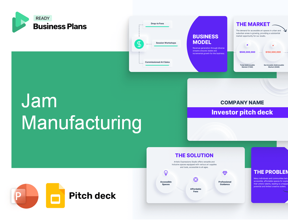 Jam Manufacturing Pitch Deck