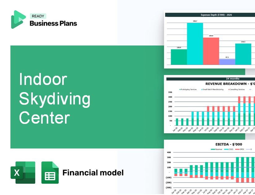 Indoor Skydiving Center Financial Model
