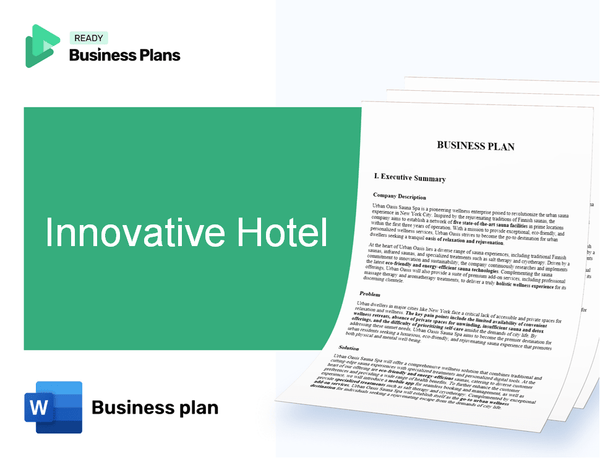 Innovative Hotel Business Plan