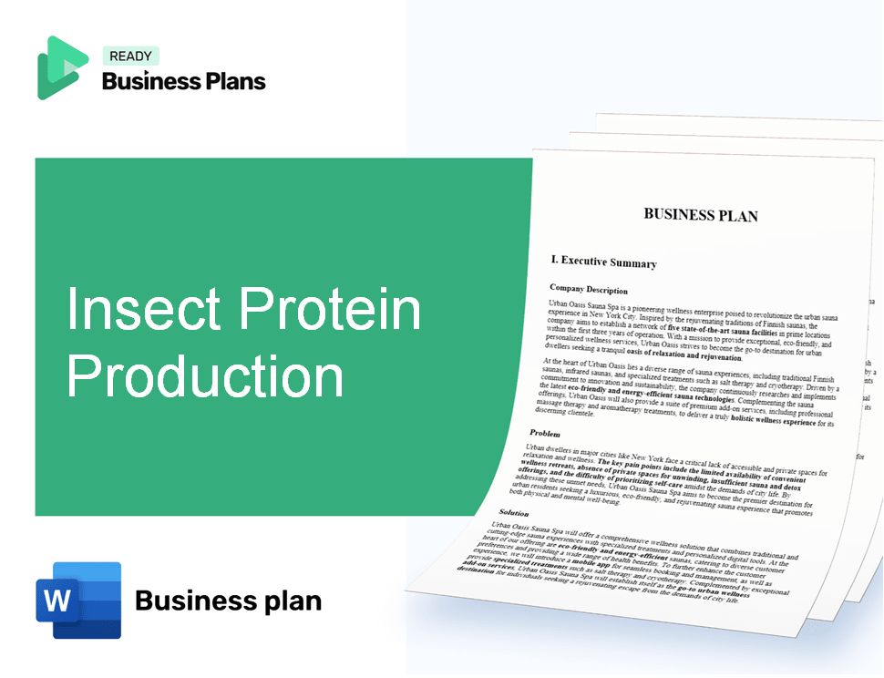 Insect Protein Production Business Plan