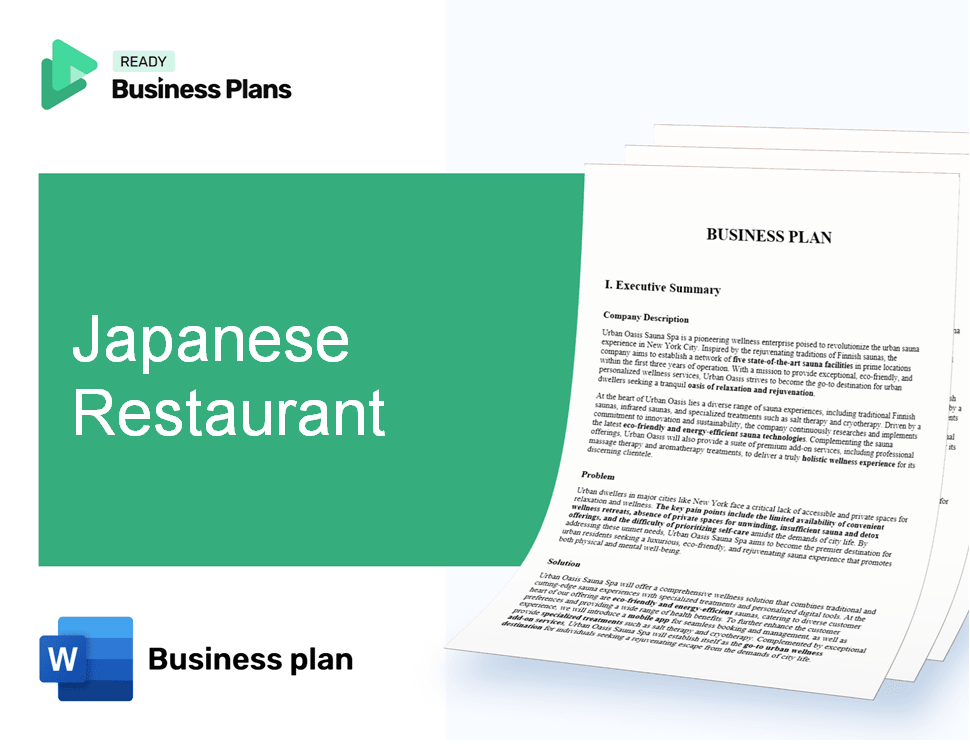 Japanese Restaurant Business Plan