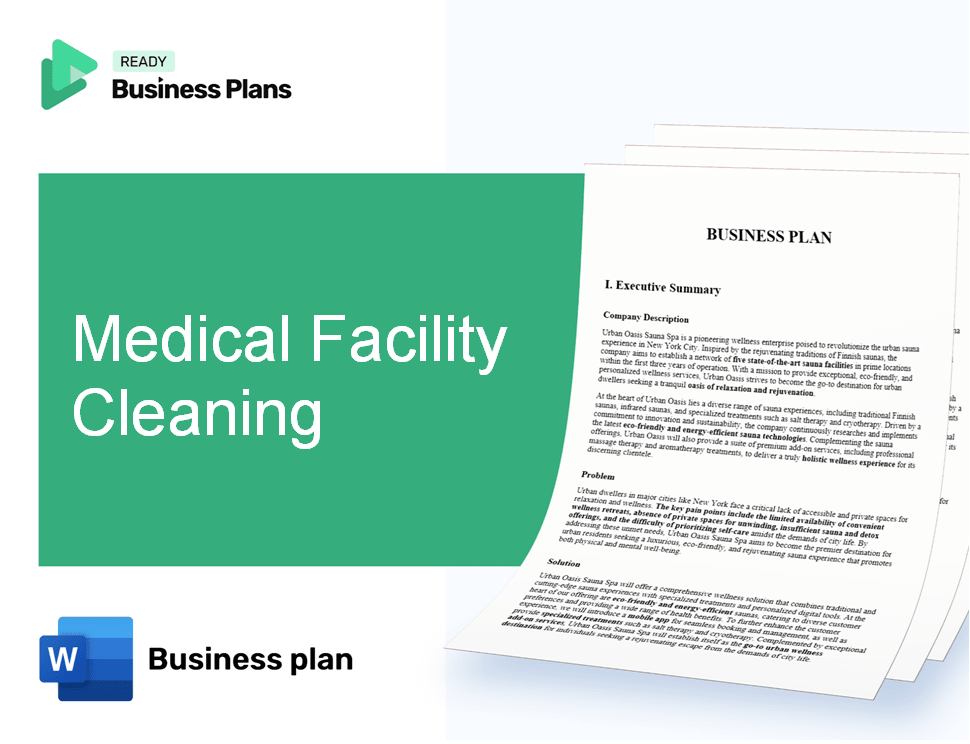 Medical Facility Cleaning Business Plan