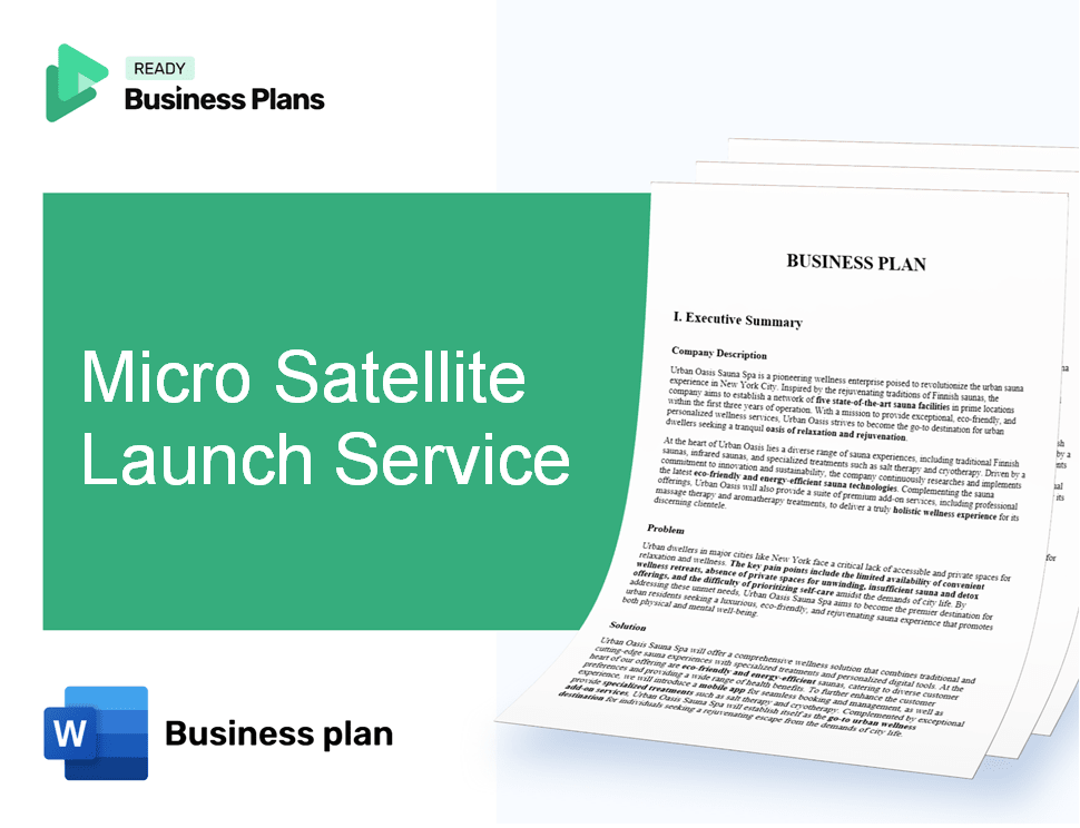 Micro Satellite Launch Service Business Plan