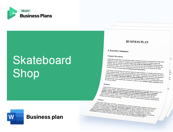 Skateboard Shop Business Plan