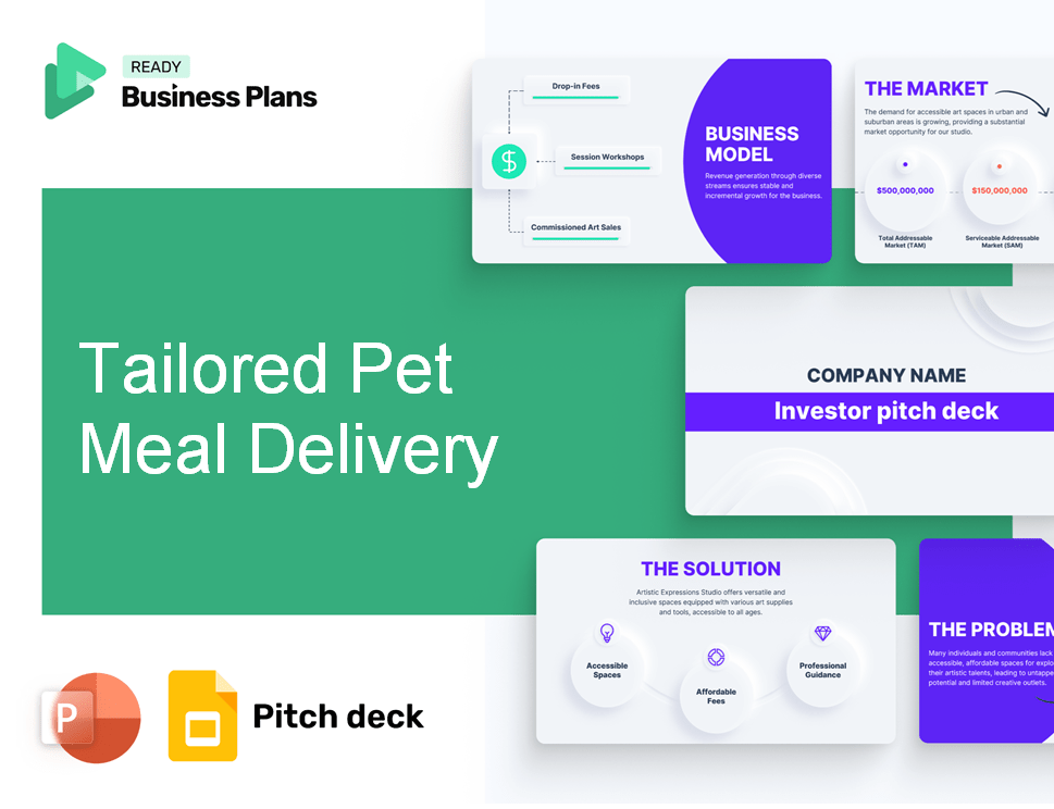 Tailored Pet Meal Delivery Pitch Deck