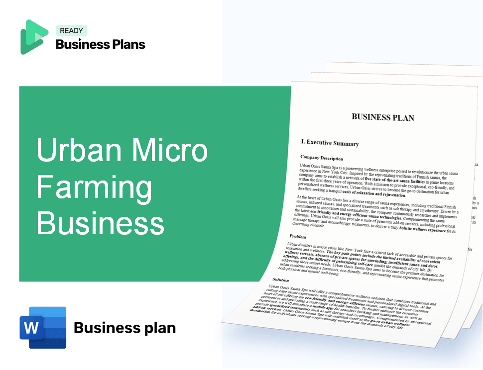 Urban Micro Farming Business Business Plan