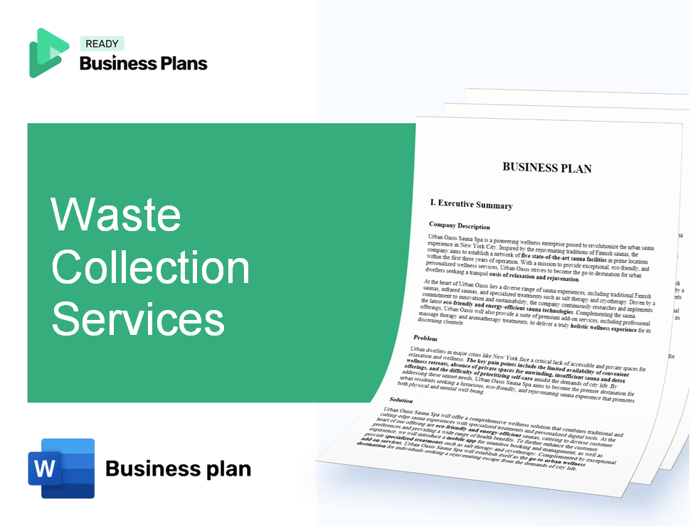 Waste Collection Services Business Plan