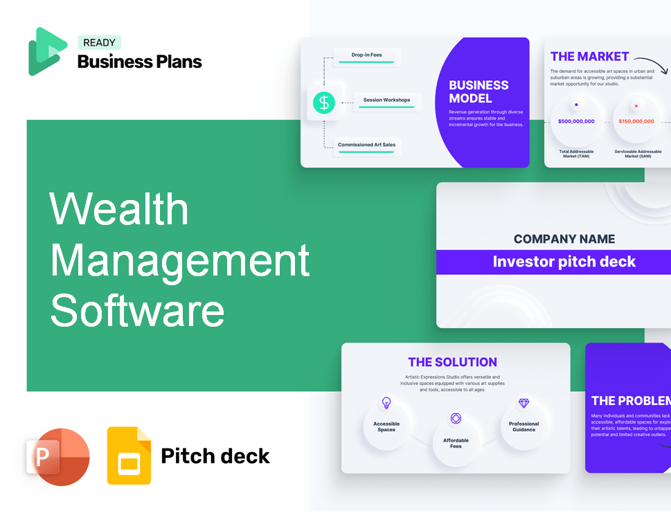 Wealth Management Software Pitch Deck
