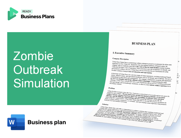 Zombie Outbreak Simulation Business Plan
